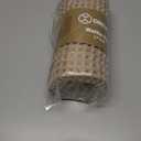 Waffle Bath Mat 17"x24", Absorbent Non Slip Bath Rug, Machine Washable, Boho Bathroom Rugs with Tassel, Rubber Backed, Soft Bath Mat for Shower Floor & Bathroom Decor (Brown)