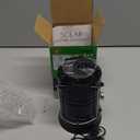 DIBMS Solar Camping Lantern, Collapsible LED Solar USB Rechargeable Lantern Flashlight Emergency Hanging Lights for Camping Hurricanes Power Outages Indoor Outdoor