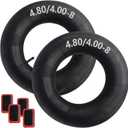 Wheelbarrow Tire Inner Tube Size 4.80 By 4.00-8 For Replacement Pack of 4