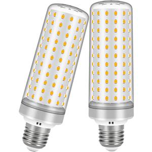 E26 LED Bulbs, 40W LED Light Bulbs Equivalent 400W, 3000K Sunset Color Warm Light, Not Dimmable, AC 110-220V, E26 Light Bulbs (2 Pack)