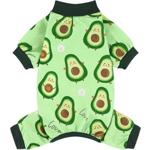 XPUDAC Dog Pajamas for Small Medium Dogs Girl Boy Cute Comfy Puppy Pjs Doggie Clothes Cat Pet Jammies Outfit, 213-XL (X-Large(Chest-20.8"))