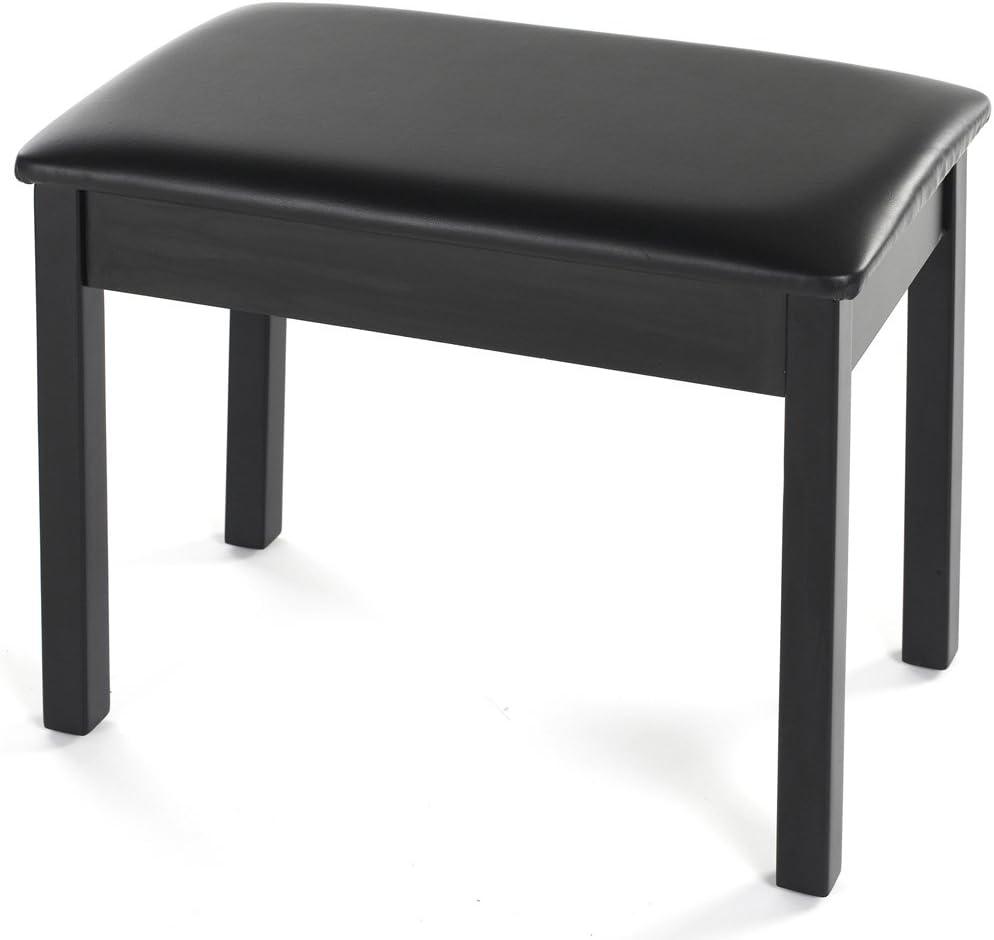 Yamaha BB1 Padded Wooden Piano Bench - Black, Medium