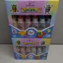 2 x 24 Colors Tie Dye Kit, Tie Dye Set for Kids, Pre-Filled Bottles, Non Toxic Permanent Fabric Dye Art Set, Easy DIY Fabric Art - Create Fun (24 Colors)