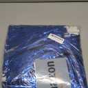 24Pcs Cheerleading Pom Poms, 1 Dozen Handle Metallic Foil Flower Ribbons Cheerleader Pompoms, Kids Children Ball Dance Sports Coaches Game Party Fancy (Blue)