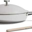 Our Place Titanium Always Pan Pro | 10.6" PFAS-Free Nonstick Frying Pan with Spatula | Chef-Grade Tri-Ply Stainless Steel & Aluminum Build | Induction & Oven-Safe up to 1000°F | Chrome