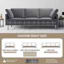 Amyracel Heavy Duty Couch Cushion Support Board to Fix Sagging Sofas, 21.5 x 84 Thick Wood Sofa Cushion Support Board, Foldable Deep Couch Supporter Replacement Stuffing Under Couches
