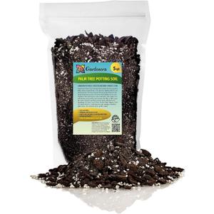 GARDENERA Palm Tree Potting Mix - The Ultimate Soil for Strong and Healthy Palms - Top Choice for Palm Tree Growers [5 Quart Bag]