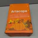 2 x Artscope Halloween Decorative Throw Pillow Covers 18x18 Inch Set of 4, Ghost Trick or Treat Pumpkin Sweet But Spooky Outdoor Farmhouse Pillow Cases for Home Sofa Couch-Orange