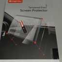 For Tesla Model Y Juniper & Model 3 Highland Matte 15.4" & 8" Screen Protector [No Glare & Fingerprint] 9H Tempered Glass Alignment Kit for Tesla Model 3 Model Y Juniper Accessories  (Black)