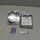 Blood Pressure Monitor for Home Use - Automatic BP Machine with Large Backlit Display High Accuracy for 2 Users Arm Cuff & Storage Bag (Black)