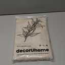 decorUhome Spring Decorative Linen Throw Pillow Covers 18x18 Inch Set of 2 Natural Beige Pillow Covers with Flange Edges Soft Farmhouse Boho Accent Pillow Cases for Couch Bed Living Room