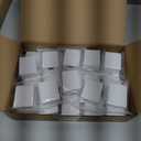 VCELINK Keystone Jack Surface Mount Box 1-Port for UTP Cat6/Cat5e/Cat5 RJ45 Keystone Jacks, 25-Pack, White