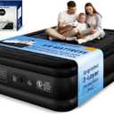 GETFITREST Queen Air Mattress with Built-in Pump, 800 lbs Heavy-Duty Support, 48-Hour Leak Tested, Upgraded 3-Layer Protection PVC, 3-Min Fast Inflation, Portable Air Bed for Home, Guests & Camping