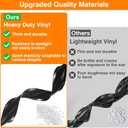 1 Inch RV Trim Molding Insert | 50FT UV-Resistant RV Weather Stripping Exterior | Heavy Duty Black Vinyl Rubber Molding Screw Cover Trim for Camper & Trailer Roof Edge Gutter