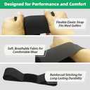Golf Grip Trainer with Swing Correcting Arm Band - Black Combo Set Improves Golf Swing Skills and Stable Accuracy, Helping to Train Correct Hand and Arm Positioning, Suitable for Golfers of All Levels
