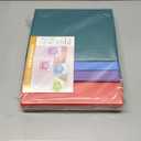 SUNEE 1 Inch Binders 3 Ring 6 Pack, Clear View Three Ring Binders PVC-Free (Fit 8.5x11 Inches) for School Binder or Office Binder Supplies, Classic 6 Colors