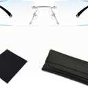 Clarity Blue Glasses, Clarity Multifunctional Smart Blue Glasses, Automatic Adjustment Eye Reading Glass for Men/Women with Case and Glasses Cloth