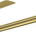 ASTOFLI Paper Towel Holder Under Cabinet No Drilling, Self Adhesive Paper Towel Holder Wall Mount for Kitchen Rack, Under Counter Napin Holder No Drill, RV, 304 Stainless Steel, Gold Brass
