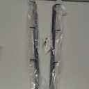 Dahey Metal Coffee Mug Rack Wall Mounted with 8 Hooks, Set of 2, Mug Display Rack Cup Holder Storage for Kitchen Dining Room Coffee Bar, Black