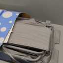 Baby Changing Table, Versatile Folding Changing Table, Waterproof Diaper Changing Station, Adjustable Height with 2 Drawers,Baby Changing Station, Mobile Nursery for Infant and Newborn (Light Grey)