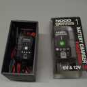 NOCO GENIUS1: 1A 6V/12V Smart Battery Charger  Automatic Maintainer, Trickle Charger & Desulfator with Overcharge Protection & Temperature Compensation  for Lead-Acid & Lithium Batteries