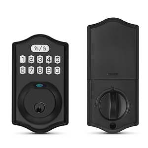 Fingerprint Door Lock, Smart Door Lock, Keyless Entry Door Lock, Electronic Keypad Deadbolt, Smart Locks for Front Door, Auto Lock, Door Lock with Code, Black