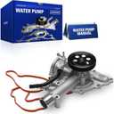 JC Whitney JFBAJCWWP00020 Engine Water Pump - Compatible with Ram 1500 2019-2024, Jeep Wagoneer 2022-2023 - 5.7L