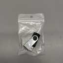 Swivel Design 16GB USB Flash Drive with Keychain, USB 2.0 Portable Thumb Drive Memory Stick, FAT32 Format Flashdrive for Data Storage, Photos, Music, Files (Black, 16 GB)