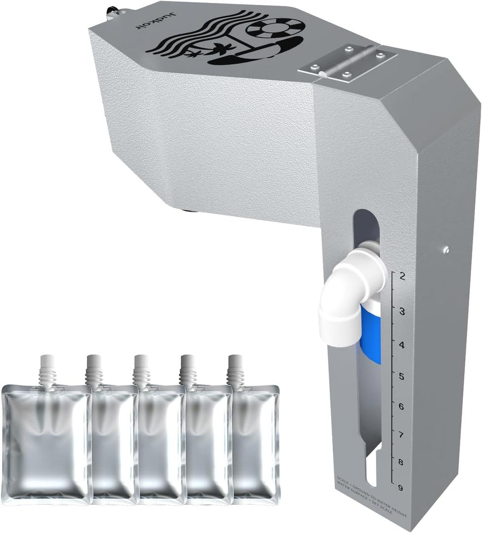 Automatic Pool Filler, Metal Construction with Anti-Corrosion Coating, 2 to 9 Inch Visual Water Level Adjustment, Pool Water Leveler Auto Fill, Pool Stuff, Swimming Accessories