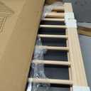 Foldable Wooden Playpen for Babies and Toddlers, 63x63x24 Inch