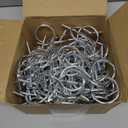 1/4"-20 Machine Threaded Bridle Rings, 2" Diameter Heavy Duty Cable & Wire Support, Cable Ring Hangers for Low Voltage Management/Phone Lines/Ethernet/Coaxial, etc. 100 Packs