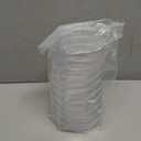 [Autoclavable] 10 Packs Sterile Thick Plastic Petri Dishes with Lid, Vabiooth 90mm Dia x 15mm Deep Clear 3 Vents Petri Dish for Lab Science Experiment, Non-Fragile, Scratch-Resistant