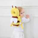 Feidoog Baby Head Protector Cushion Backpack with 3 Knee Pads for Walking & Crawling,Bee