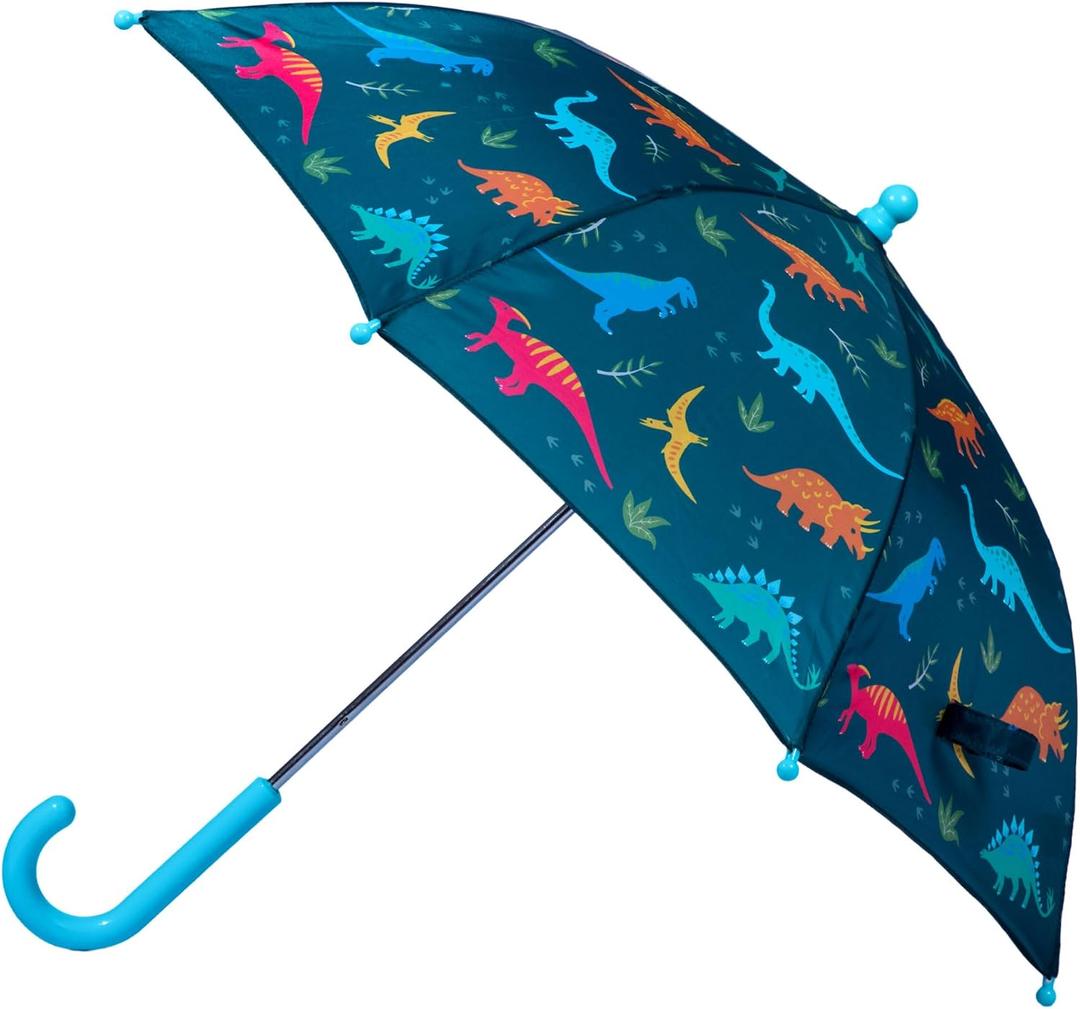 Wildkin Kids Umbrella Rainproof Canopy, Curved Handle, Easy Hanging Design