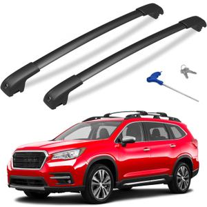 300lbs Lockable Roof Rack Cross Bars Compatible with Subaru Ascent 2019-2026, Aluminum Roof Crossbar for Rooftop Cargo Bars Luggage Kayak Canoe Bike Snowboard Racks