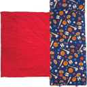 Stephen Joseph, Toddler All Over Print Nap Mat with Soft Blanket and Removable Pillow for Boys & Girls, Kids Sleeping Bag for Elementary, Daycare, Preschool with Carry Handle, 1 Count