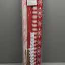 BIOBROWN Christmas Wrapping Paper with Tags and Trim Ribbon - 30" X 10' Per Roll (4 Rolls: 100 sq. ft. ttl.) - Christmas Toile Scene Design for Christmas, Party, Xmas, Holiday