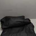 Black Synthetic Leather Seat Covers Front Pair Set of 2 - Premium Leatherette