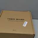 Lamare Vision Board for Wall - Aesthetic Felt Bulletin Board Tiles with Pins & Adhesive Tabs, Collage Board - Minimalist Dream Board for DIY Vision Board Supplies for Women