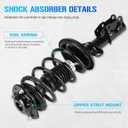172179L 172179R Front Struts Shocks w/Coil Springs for 2005-2010 Chevrolet Cobalt / 2006-2011 Chevrolet HHR / 2007-2009 Pontiac G5 / 2005-2006 Pontiac Pursuit, Strut Shock Absorbers Assembly 2008