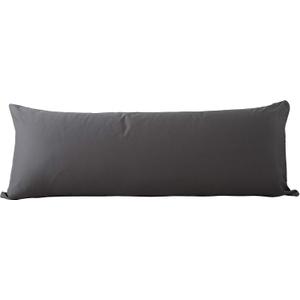 EVOLIVE New 300TC Thread Count 100% Cotton Body Pillow Cover/Case Replacement with Hidden Zipper Closure 21"x54" (Charcoal Grey)