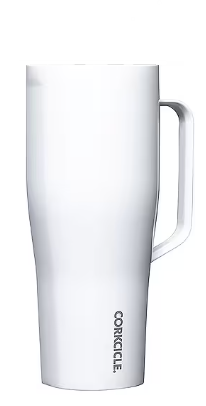 Corkcicle Cold Cup XL Insulated Tumbler with Handle, 30 oz – Reusable Cupholder Friendly Water Bottle Keeps Drinks Cold 12hrs