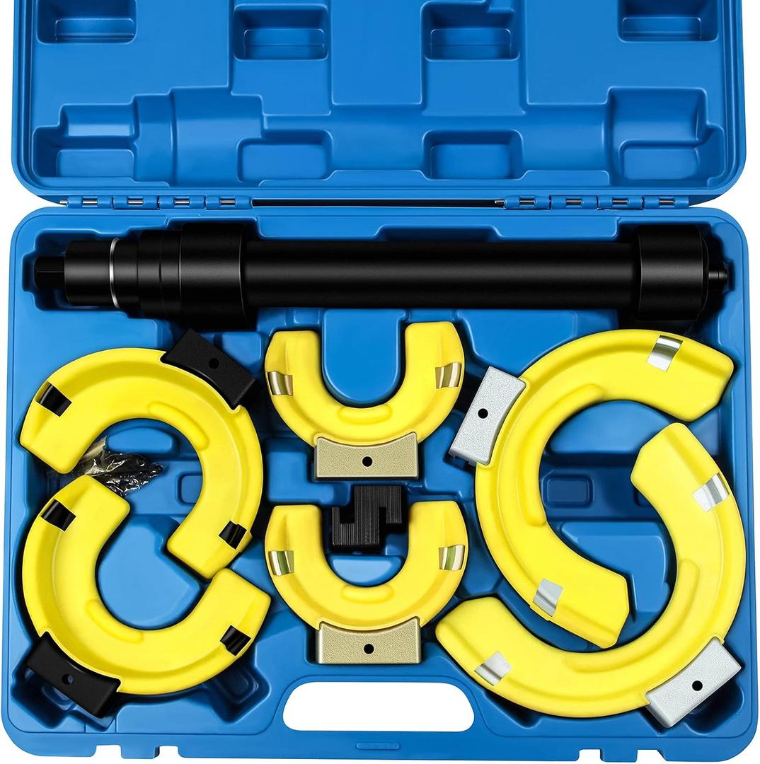 Universal Strut Spring Compressor Kit Interchangeable Fork Tool Set