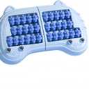 Foot Roller Massager for Plantar Fasciitis Relief, Large Size, Eases Foot Pain & Cold Feet, Enhances Circulation, Portable, Split into Two, Full-Body Washable (Blue)