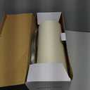 Wellmet Self-assembly Lampshade, CreamWhite, 18" Top x18" Bottom x12" High, Drum Lampshade for Table Lamp, Bedside Lamp, Floor Lamp, Fabric Replacement Lamp Shade Classic Modern Style, Spider Fitter