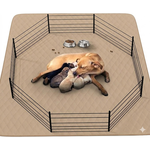 Washable Reusable Dog Pee Pads, 82"x102" Absorbent & Waterproof Puppy Training Pad for Crate, Playpen & Carpet, Large Potty Pads for Dogs, Cats & Small Pets