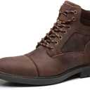 Arkbird Mens Chelsea Boots, Stylish and Comfort Leather Chukka Ankle Boots with Zipper 13 