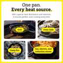 Lodge Seasoned Cast Iron Skillet - PFAS-Free, Non-Toxic Cookware - Use with an Oven, Stove, Grill, or Campfire - Naturally Non-Stick & Oven Safe - 10.25 Inches