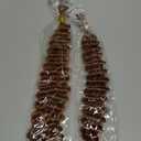 Deep Wave Curly Braiding Human Hair 100g 22 Inch Color 30 Auburn Brown Deep Water Wave Bulk Human Hair for Braiding No Weft Brazilian Virgin Deep Curly Human Hair Extensions for Boho Braids