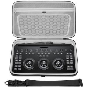 GEEKRIA Hard Shell Travel Carrying Case, EVA Protective Bag Compatible with Blackmagic Design Davinci Resolve Micro Color Panel (Dark Gray)
